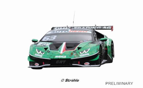 Carrera 20064228 GO!!! - Lamborghini Huracán Mirko Bortolotti, No.63