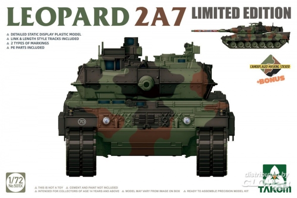 Takom TAK5011X LEOPARD 2A7 in 1:72