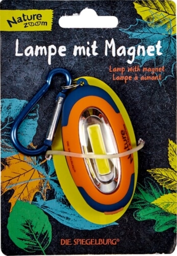 Coppenrath 14041 Die Spiegelburg - Lampe mit Magnet und Karabiner, Nature Zoom, Batterien inkl.