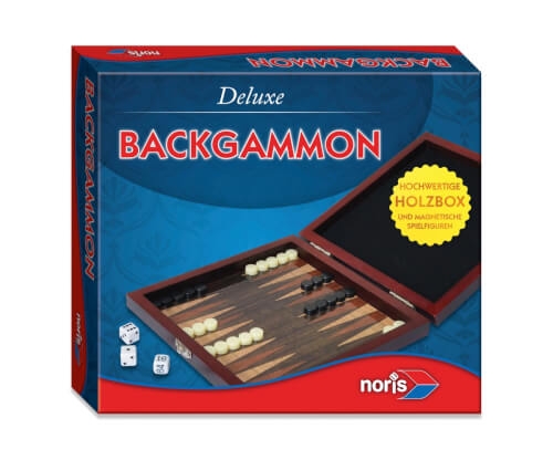 Simba 606108004 Deluxe Reisespiel Backgammon