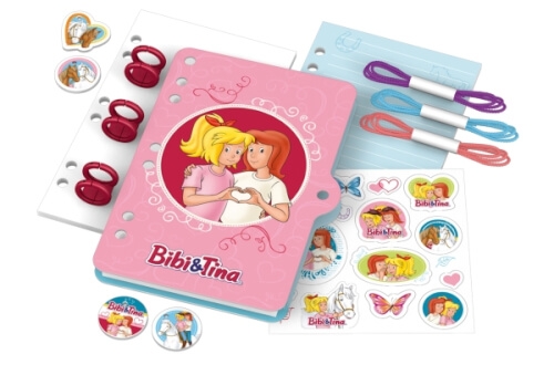 Schmidt Spiele Bibi und Tina Freundschaftsbüchlein Bring-Mich-Mit-Spiele in der Metalldose