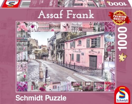 Schmidt Spiele 59630 Puzzle Assaf Frank Romantische Reise 1.000 Teile