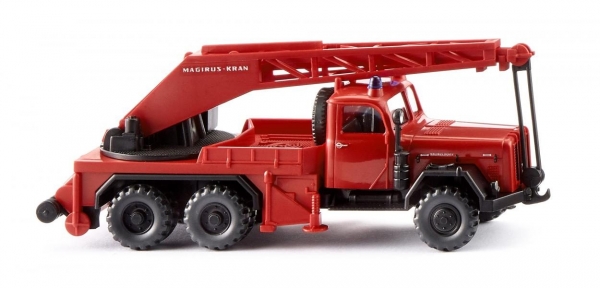 Wiking 086149 Feuerwehr - Kranwagen KW 15 (Magirus Uranus)