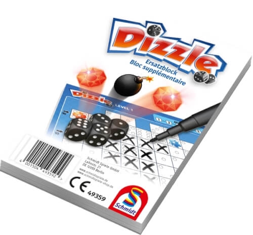 Schmidt Spiele Dizzle Ersatzblock, 12 Stück