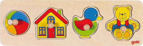 Steckpuzzle - Spielzeug, ca. 30x10 cm, ab 24 Monaten