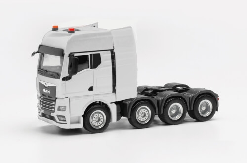 Herpa 316958 MAN TGX GX Schwerlastzugmaschine luftgefedert, weiß