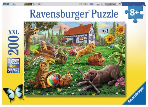Ravensburger 12828 Puzzle: Entdecker auf vier Pfoten 200 Teile