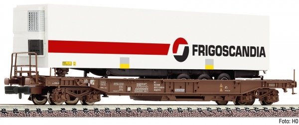 Fleischmann 845366 Einheitstaschenwaggon Kühlauflieger "FRIGOSCANDIA", DSB