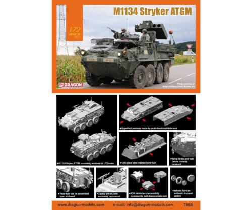 Dragon 7685 1:72 M1134 Stryker ATGM