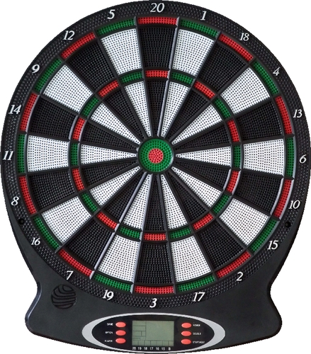 Vedes 72110901 New Sports Elektronisches Dartboard, 18 Spiele