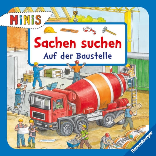 Ravensburger 44232 Mini-Bilderspaß: Sachen suchen Baustelle