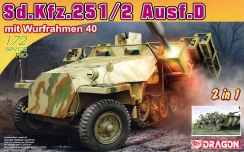Dragon 7604 1:72 Sd.Kfz.251 Ausf.D mit W