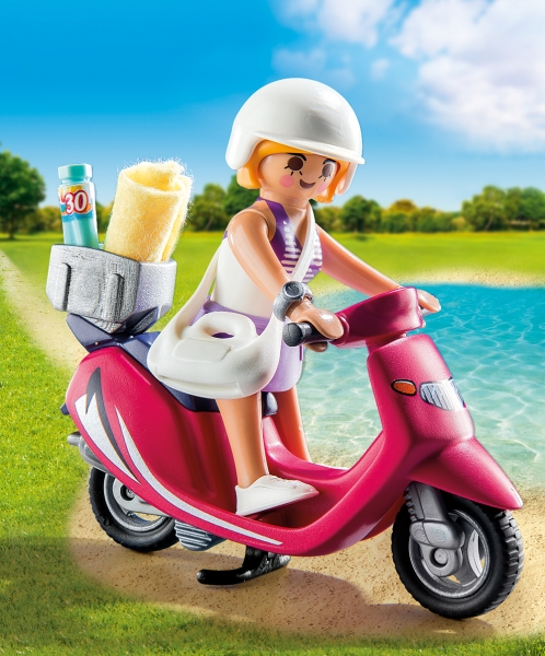 Playmobil 9084 Strand-Girl mit Roller