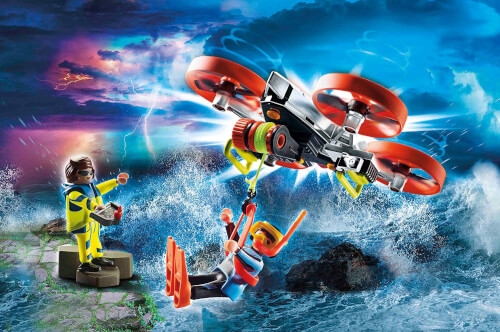 Playmobil 70143 Seenot: Taucher-Bergung mit Rettungsdrohne