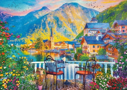 Schmidt Spiele 59766 Malerisches Hallstatt, Puzzle 1.000 Teile