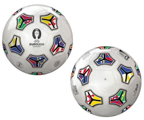 Happy People 75133 UEFA EURO 2024 Ball 23cm, aufgepumpt, 300g, BioBall