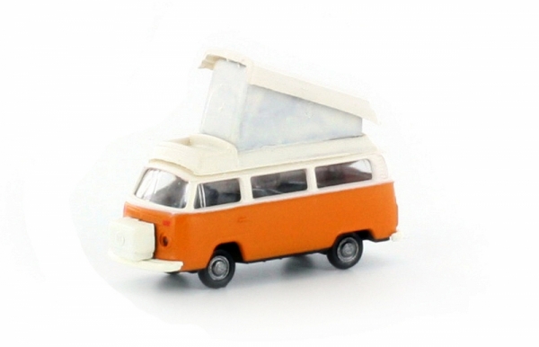 Lemke Minis LC3881 VW Bus T2 orange/weiß Westfalia Camper Faltdach