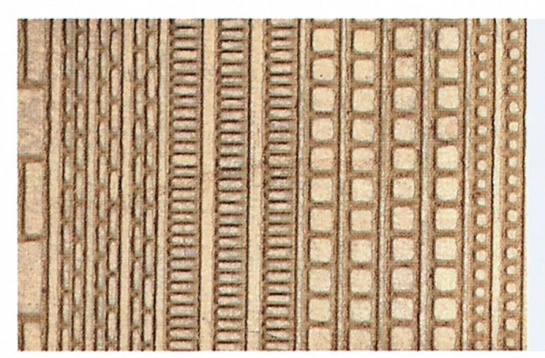 Heki 70072 Gewölbeblenden H0/TT, 28x14 cm, 2 Stück