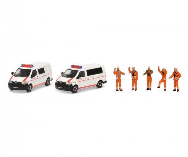 Schuco 452655500 MHI Set DB NOTFALL VW T5 1:8