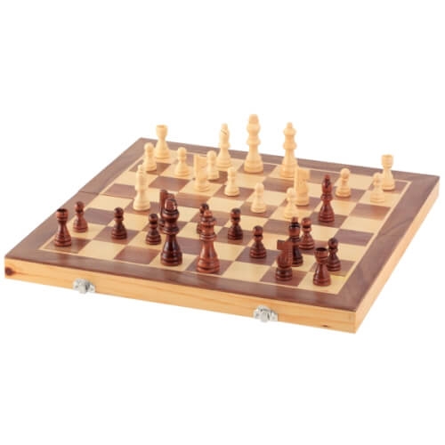 Natural Games Schachkassette, Strategiespiel, ca. 40x20x6 cm, für 2 Spieler, ab 8 Jahren