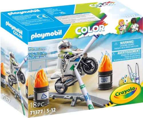 PLAYMOBIL 71377 PLAYMOBIL Color: Motocross Motorrad