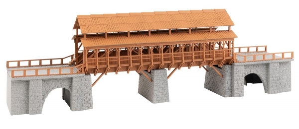 Faller 120527 H0 Eisenbahn-Holzbrücke