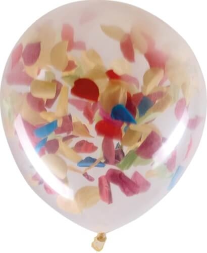 Konfetti Luftballon 3 Stück