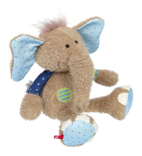 Sigikid 42962 Elefant blau Patchwork Sweety