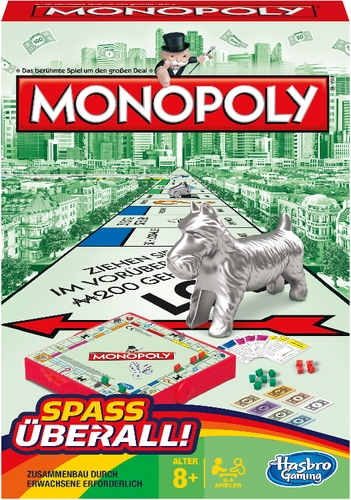 Hasbro B1002 Monopoly Kompakt