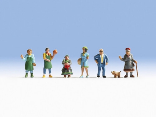 Noch 15470 H0-Wochenmarkt