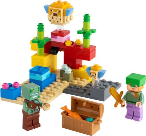 LEGO® Minecraft# 21164 Das Korallenriff
