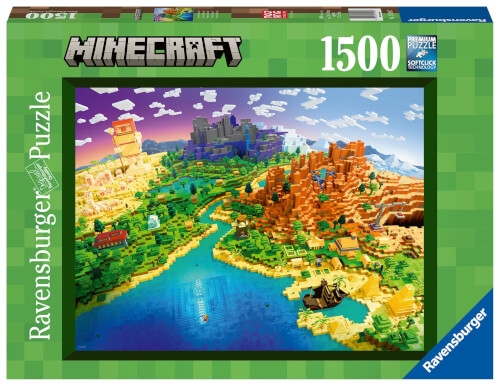 Ravensburger 17189 Puzzle World of Minecraft 1500 Teile