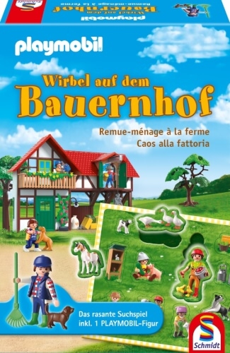 Schmidt Spiele 40593 Playmobil Wirbel auf dem Bauernhof