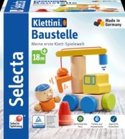 Schmidt Spiele Baustelle, Klett-Stapelspielzeug, 8 Teile