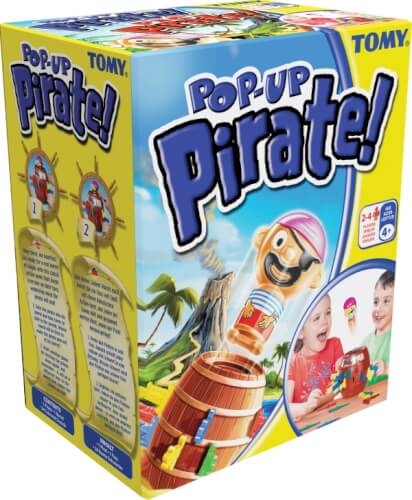 TOMY Deutschland T7028 TOMY T7028 - Pop Up Pirate!, für 2-4 Spieler, ab 4 Jahren