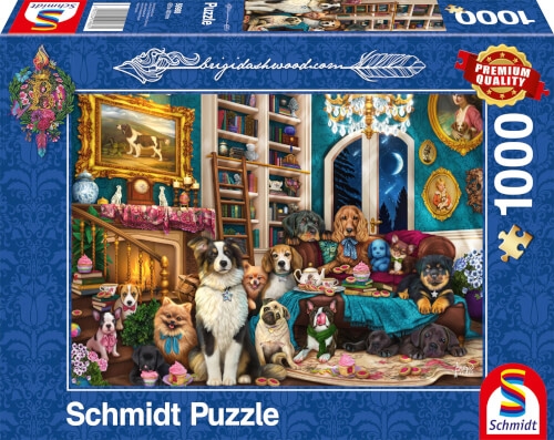 Schmidt Spiele 59988 Party in der BibliothekBrigid Ashwood Puzzle 1.000 Teile