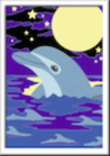 Ravensburger 27694 Malen nach Zahlen Kleiner Delfin