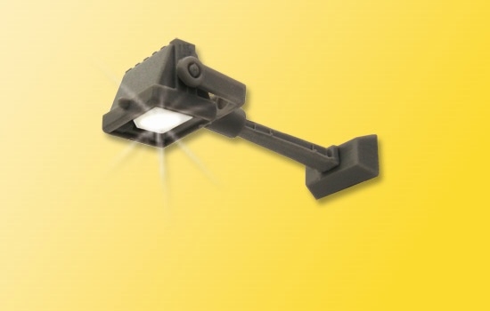 Viessmann 6334 H0 Flutlichtstrahler mit Wandbefestigung, LED weiß