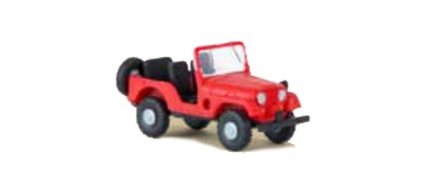 Brekina 58904 Jeep Universal, rot