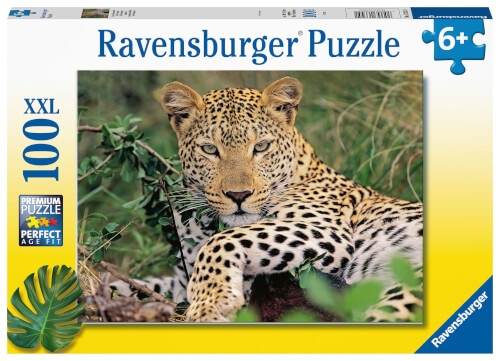 Ravensburger Kinderpuzzle - 13345 Vio die Leopardin - 100 Teile Puzzle für Kinder ab 6 Jahren