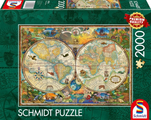 Schmidt Spiele 59741 Puzzle Gestalten der Erde 2000Teile