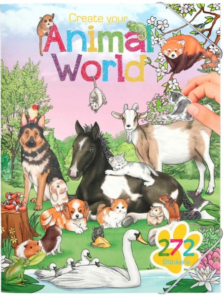 Depesche 10471 Create Your Animal World Malbuch