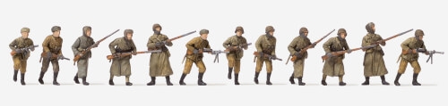 Preiser 72540 Angreifende Infanterie. Winte 1:72