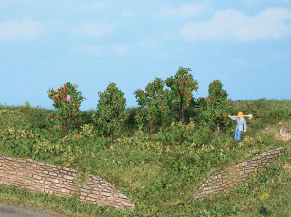 Heki 19131 5 Apfelbäume 4 cm