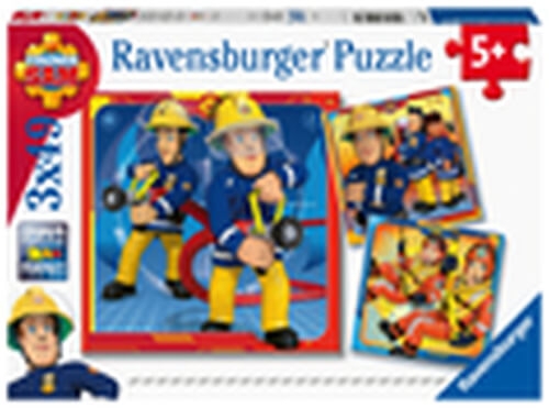 Ravensburger 05077 Puzzle Unser Held Sam 3x49 Teile