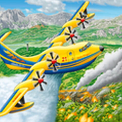 Ravensburger 050338 Puzzle: Über den Wolken 3x49 Teile