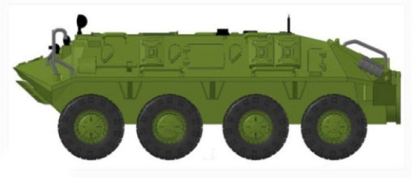 NPE NA88130 Schützenpanzer SPW 60 PA NVA