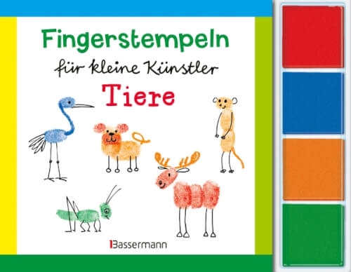 Penguin Random House Verlagsgruppe 674/13840 Fingerstempeln für kleine Künstler-Set - Tiere