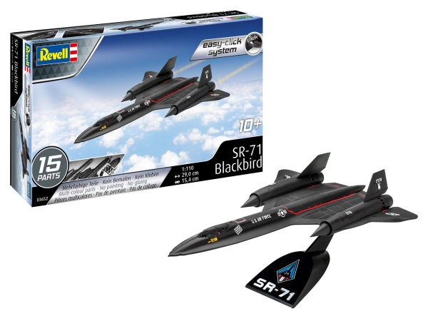 Revell 03652 Lockheed SR-71 Blackbird easy-click-system