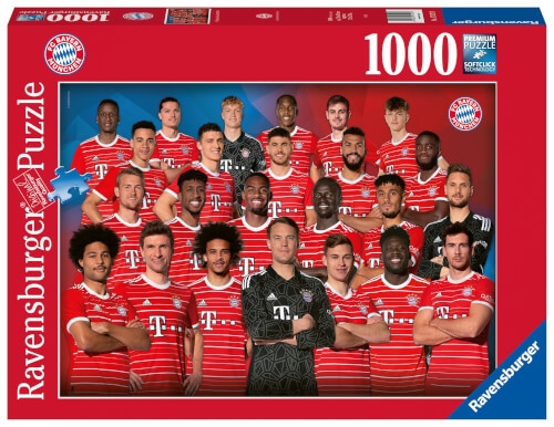Ravensburger 17127 Puzzle FC Bayern Saison 2022/2023 1000 Teile